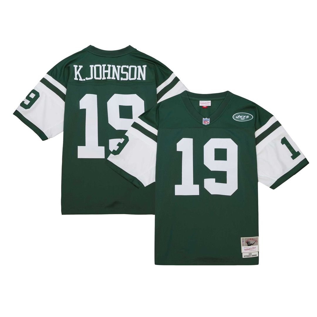 Keyshawn Johnson New York Jets Legacy Replica Jersey - Kelly Green