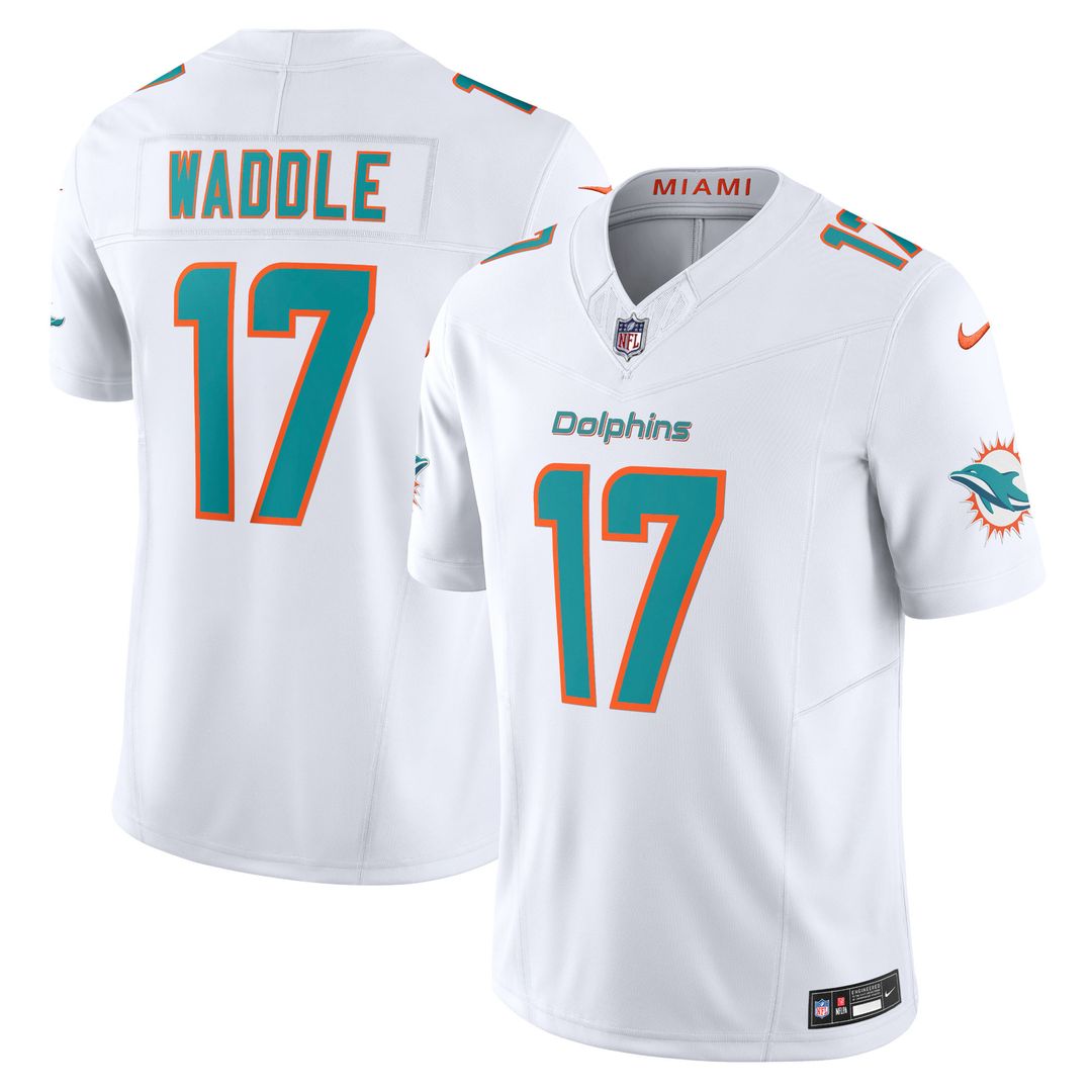 Jaylen Waddle Miami Dolphins Vapor F.U.S.E. Limited Jersey - Aqua