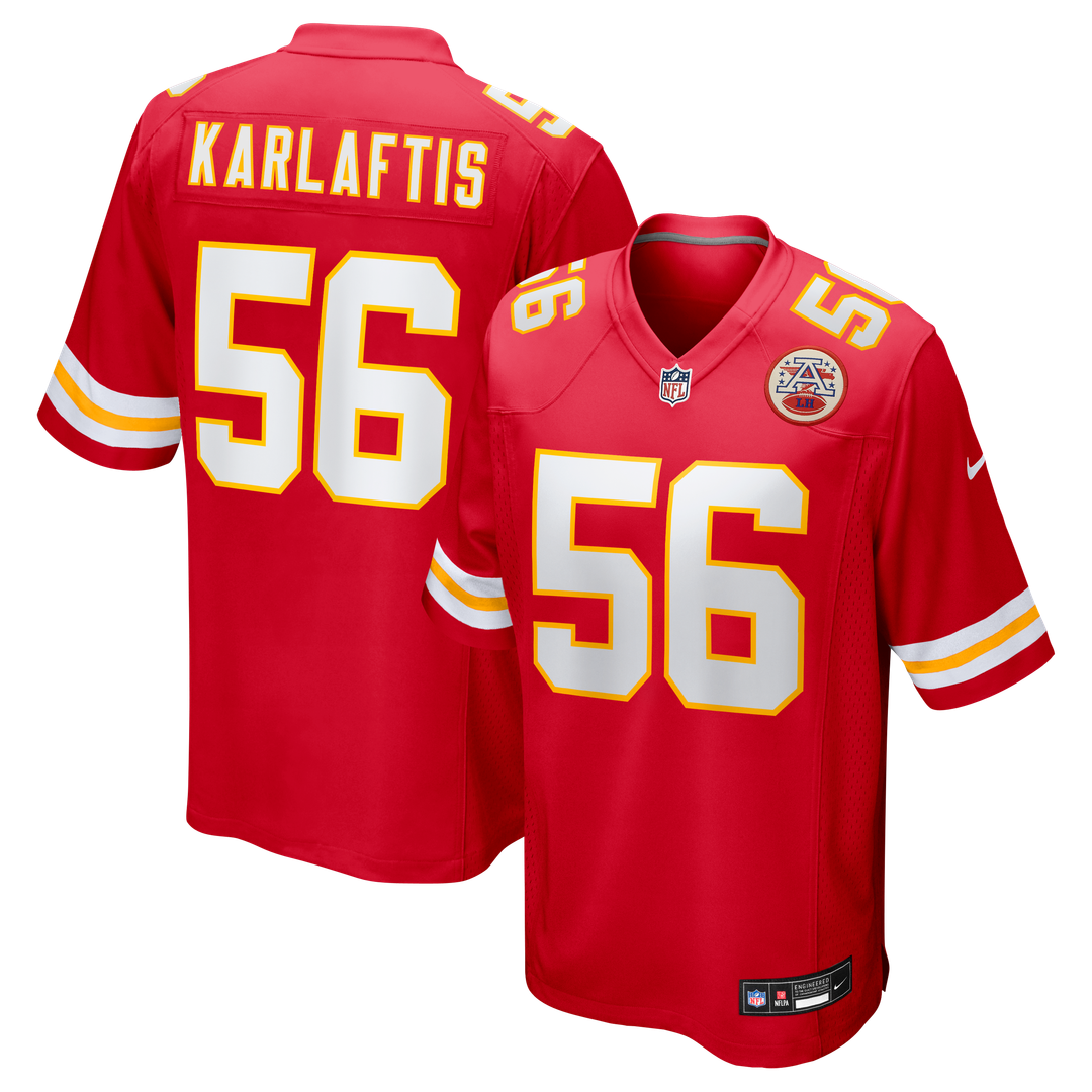 George Karlaftis Kansas City Chiefs Player Game Jersey - Red
