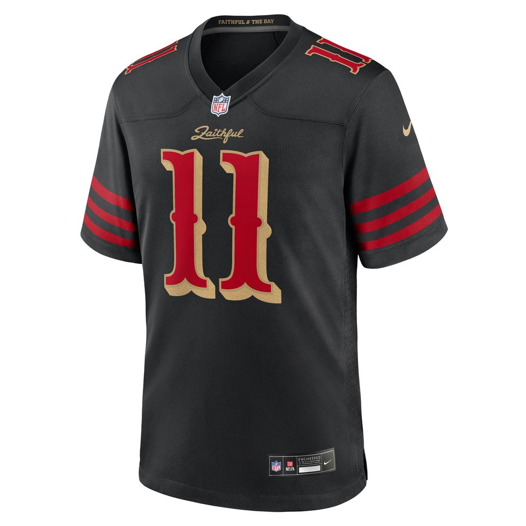 Brandon Aiyuk San Francisco 49ers 2025 Rivalries Collection Game Jersey - Black