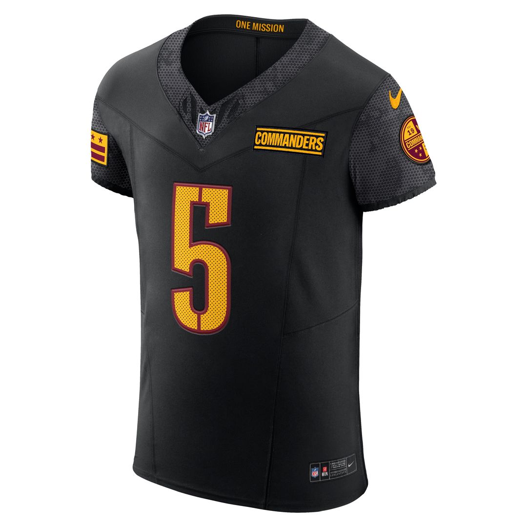 Jayden Daniels Washington Commanders Team Vapor F.U.S.E. Elite Jersey - Burgundy