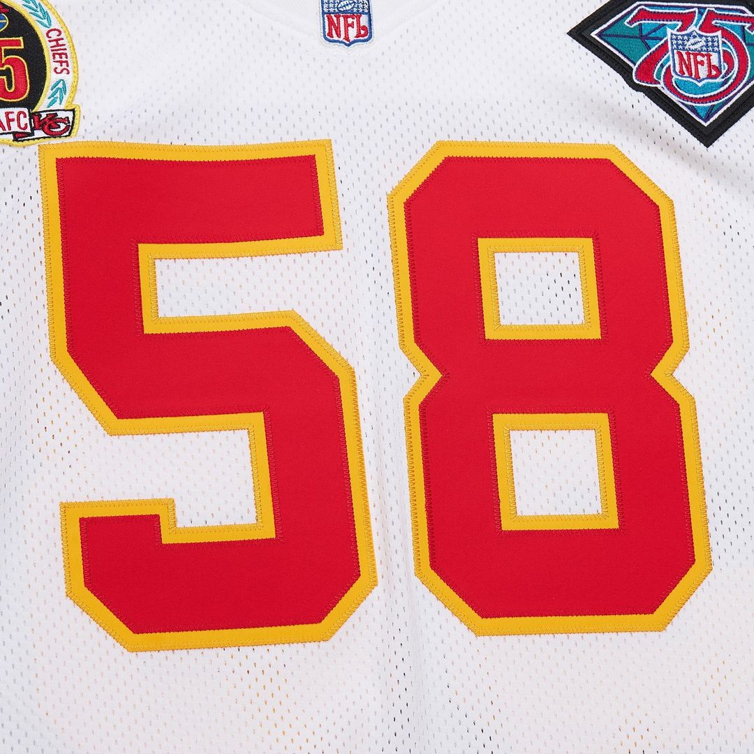 Derrick Thomas Kansas City Chiefs 1994 Authentic Throwback Retired Player Jersey - White