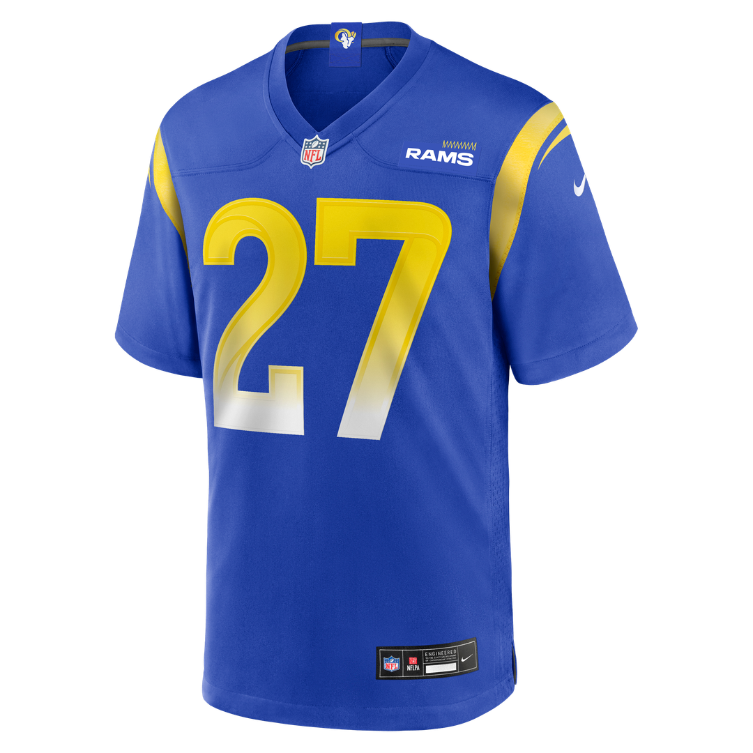 Jarquez Hunter Los Angeles Rams Team Game Jersey - Royal