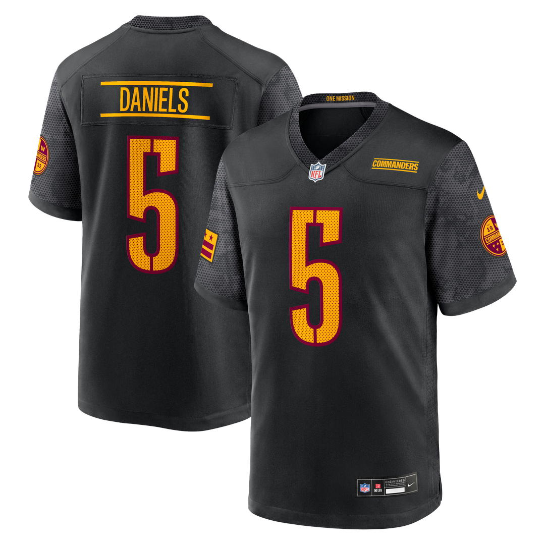 Jayden Daniels Washington Commanders Player Game Jersey - White