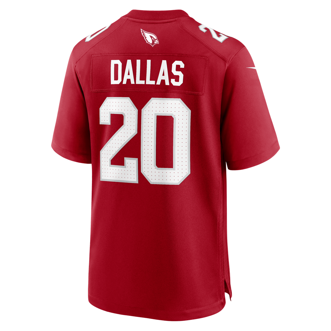 DeeJay Dallas Arizona Cardinals Team Game Jersey - Cardinal