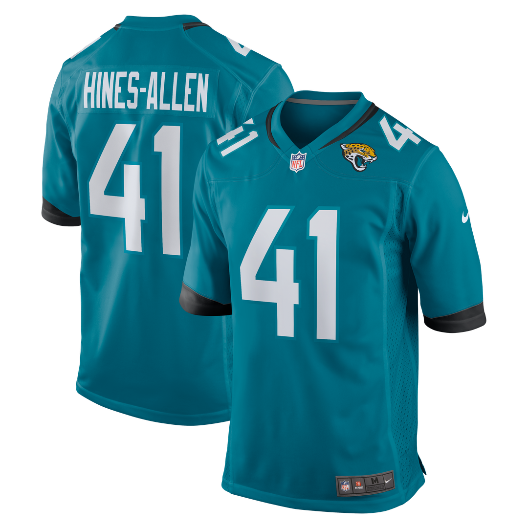 Josh Hines-Allen Jacksonville Jaguars Player Game Jersey - Teal