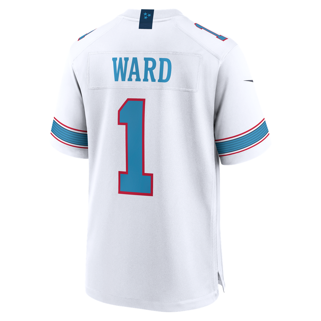 Cameron Ward Tennessee Titans Game Jersey - Light Blue