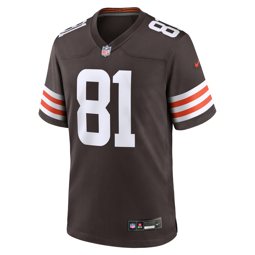 Luke Floriea Cleveland Browns Team Game Jersey - Brown