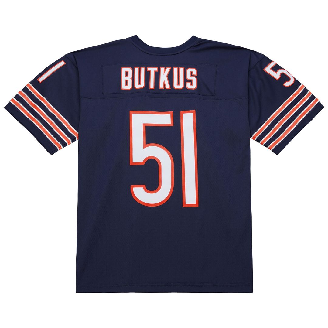 Dick Butkus Chicago Bears Legacy Replica Jersey - Navy