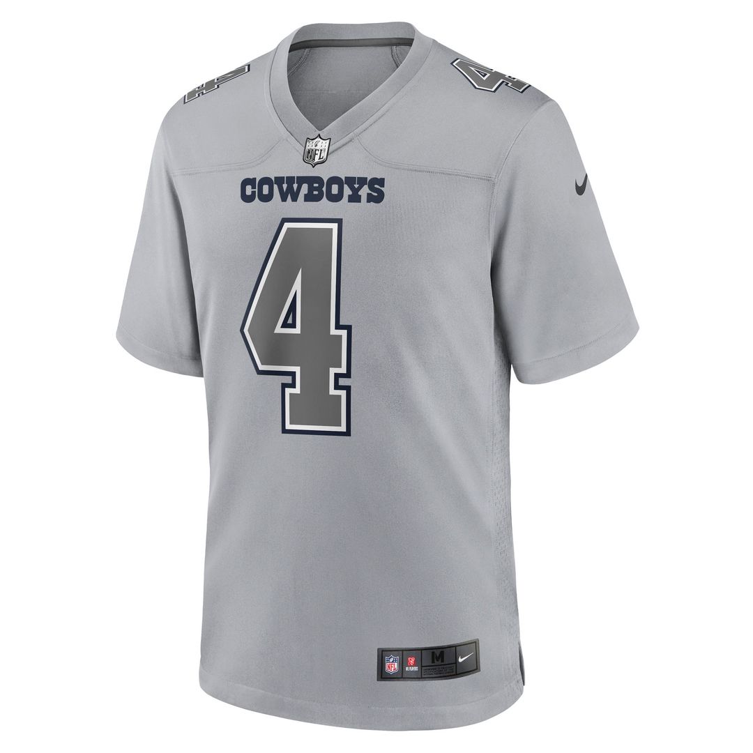 Dak Prescott Dallas Cowboys Atmosphere Fashion Game Jersey - Gray