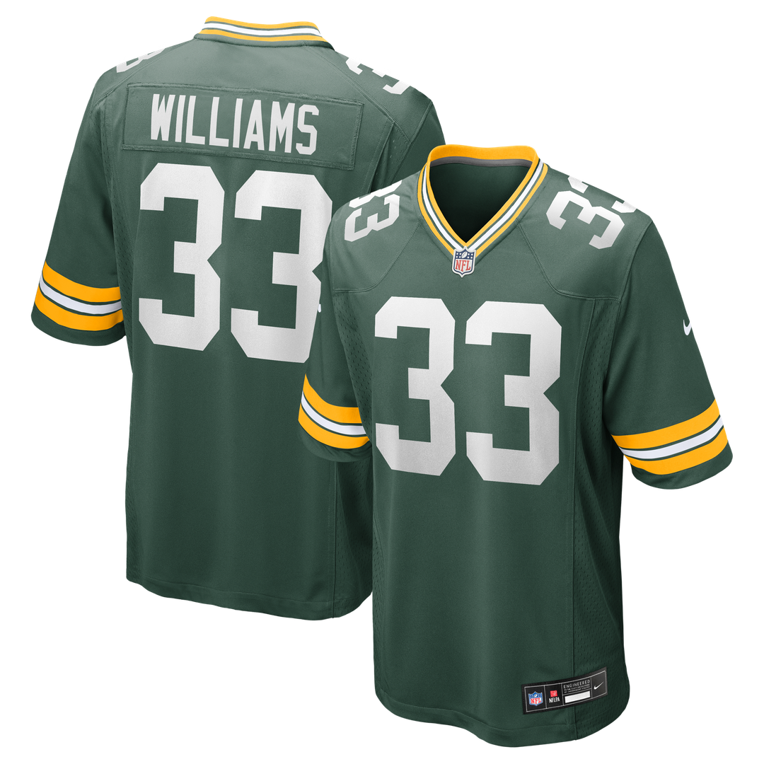 Evan Williams Green Bay Packers Game Jersey - Green