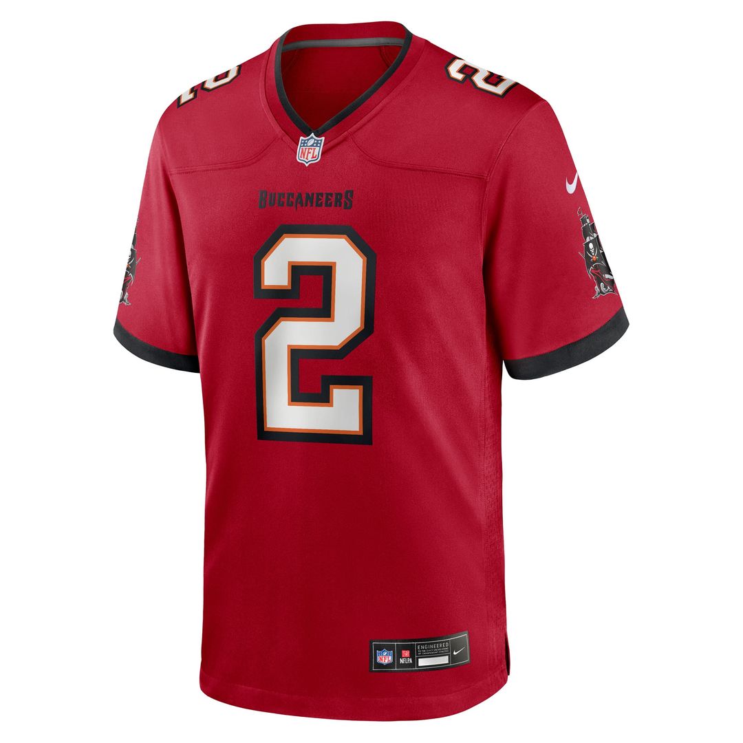 Emeka Egbuka Tampa Bay Buccaneers Alternate Game Player Jersey - Pewter