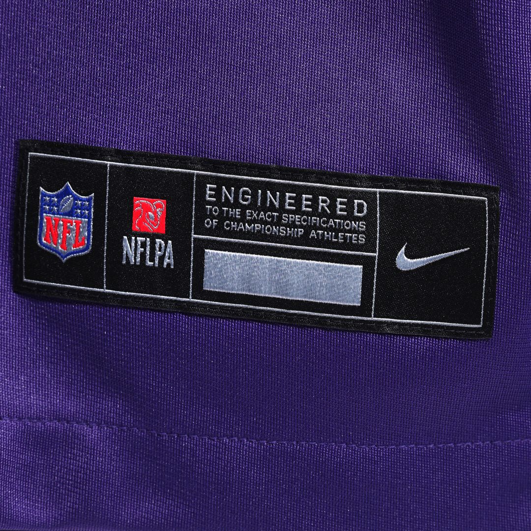 Dallas Turner Minnesota Vikings Game Jersey - Purple