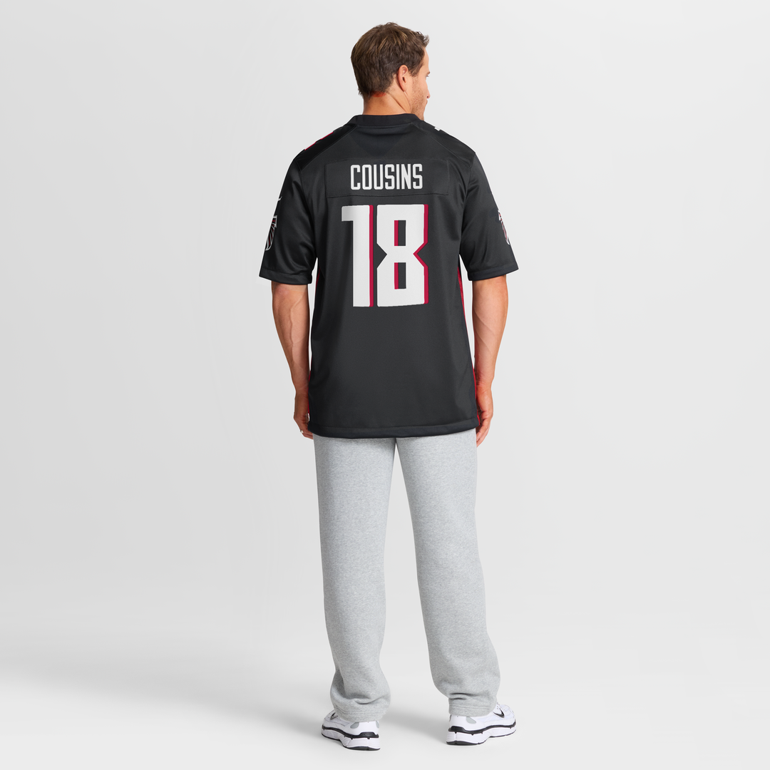 Kirk Cousins Atlanta Falcons Game Player Jersey - Black