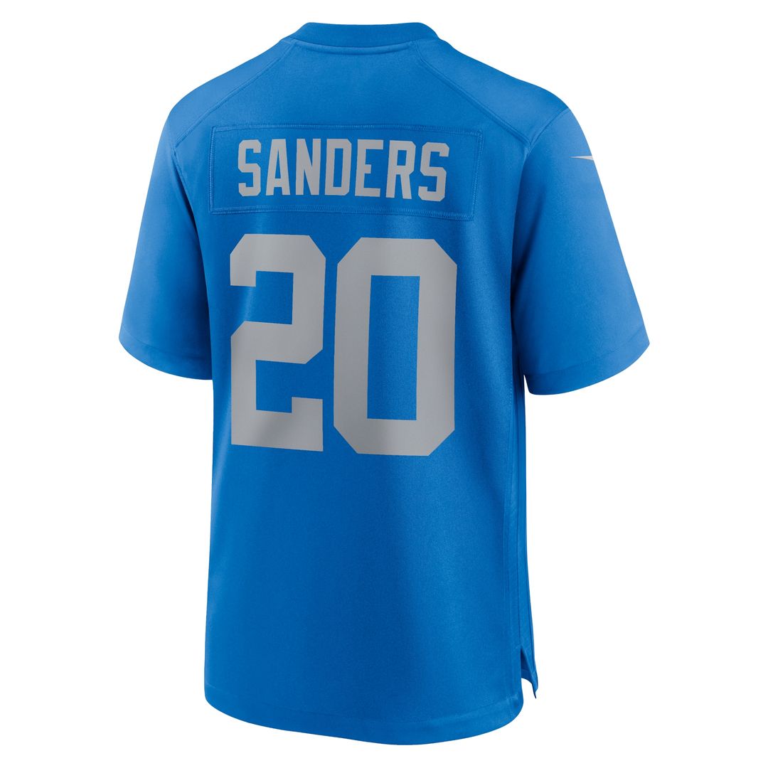 Barry Sanders Detroit Lions Alternate Game Jersey - Blue