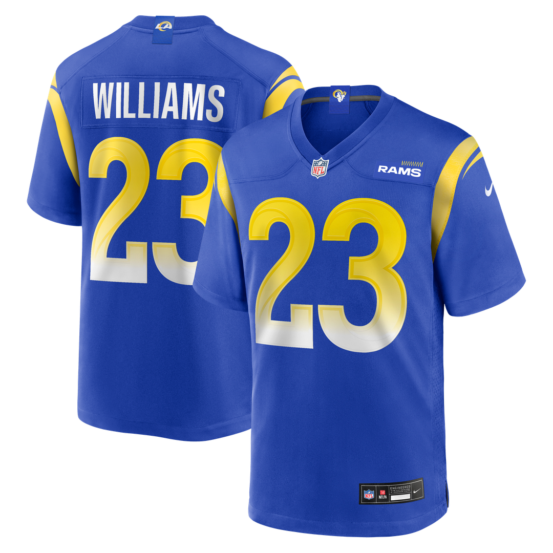 Kyren Williams Los Angeles Rams Game Player Jersey - Royal