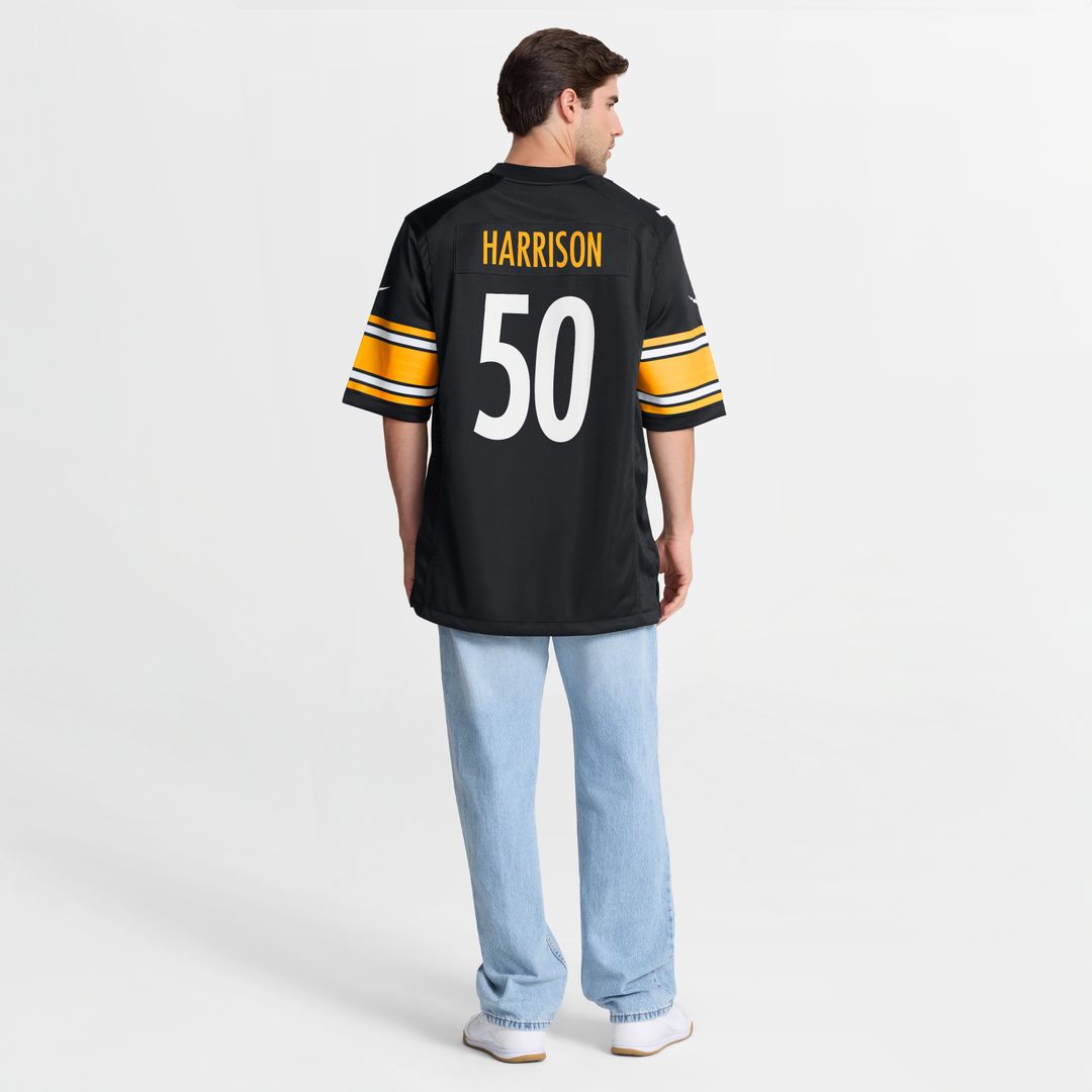 Malik Harrison Pittsburgh Steelers Team Game Jersey - Black