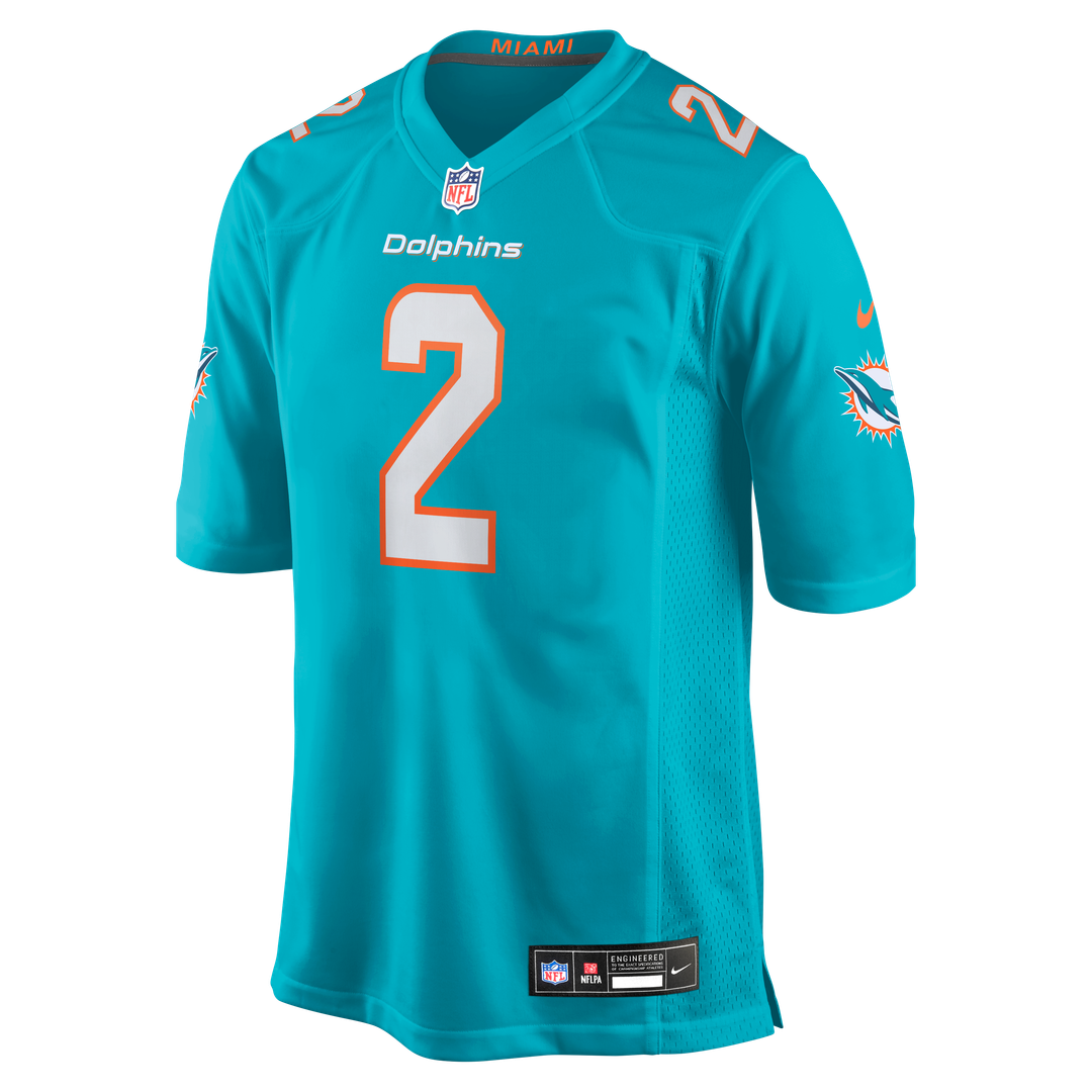 Bradley Chubb Miami Dolphins Game Player Jersey - Aqua