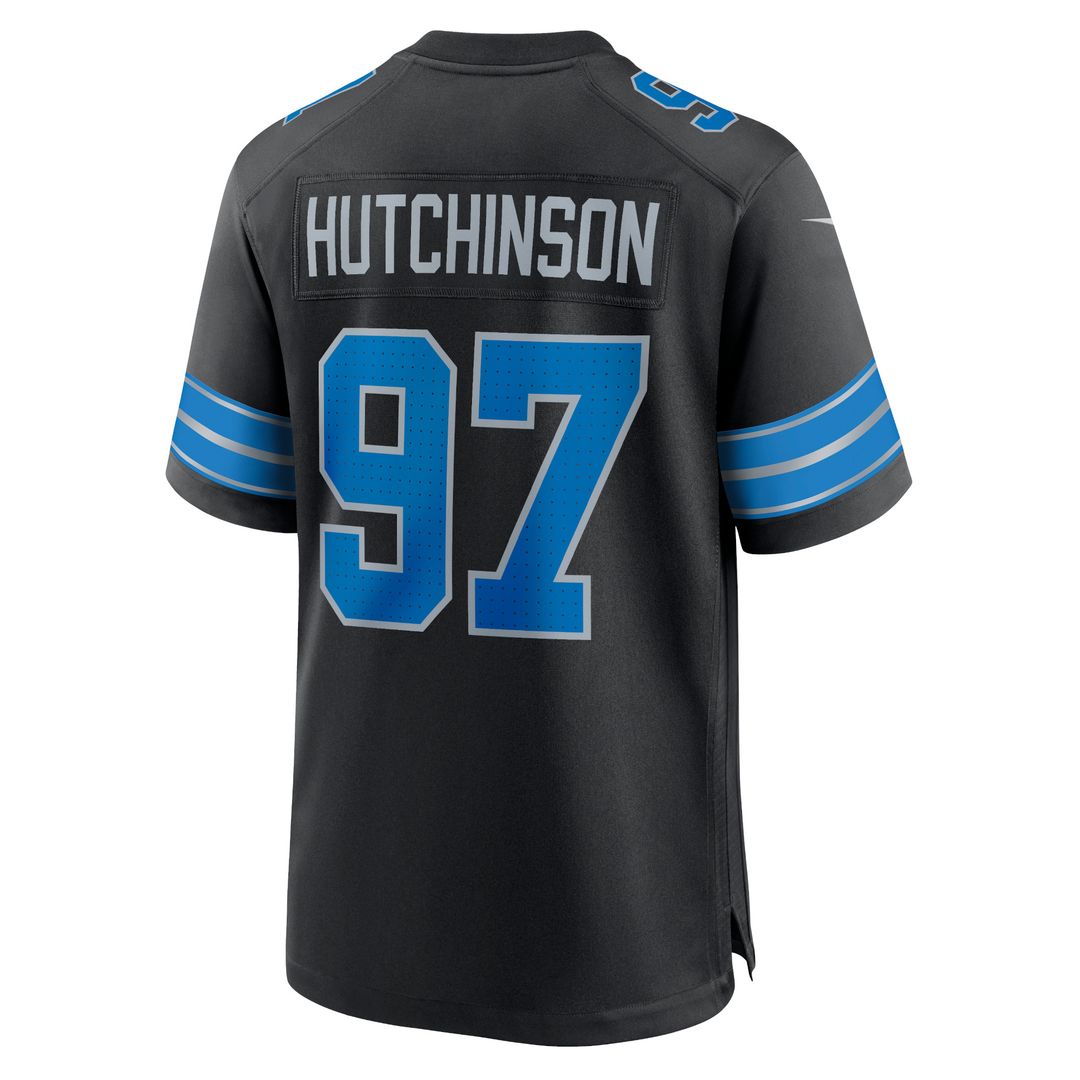 Aidan Hutchinson Detroit Lions Game Jersey - Blue
