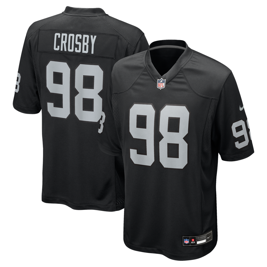 Maxx Crosby Las Vegas Raiders Game Jersey - Black