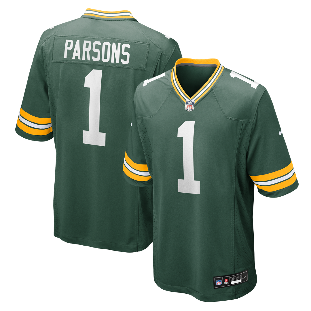 Micah Parsons Green Bay Packers Game Player Jersey - Green