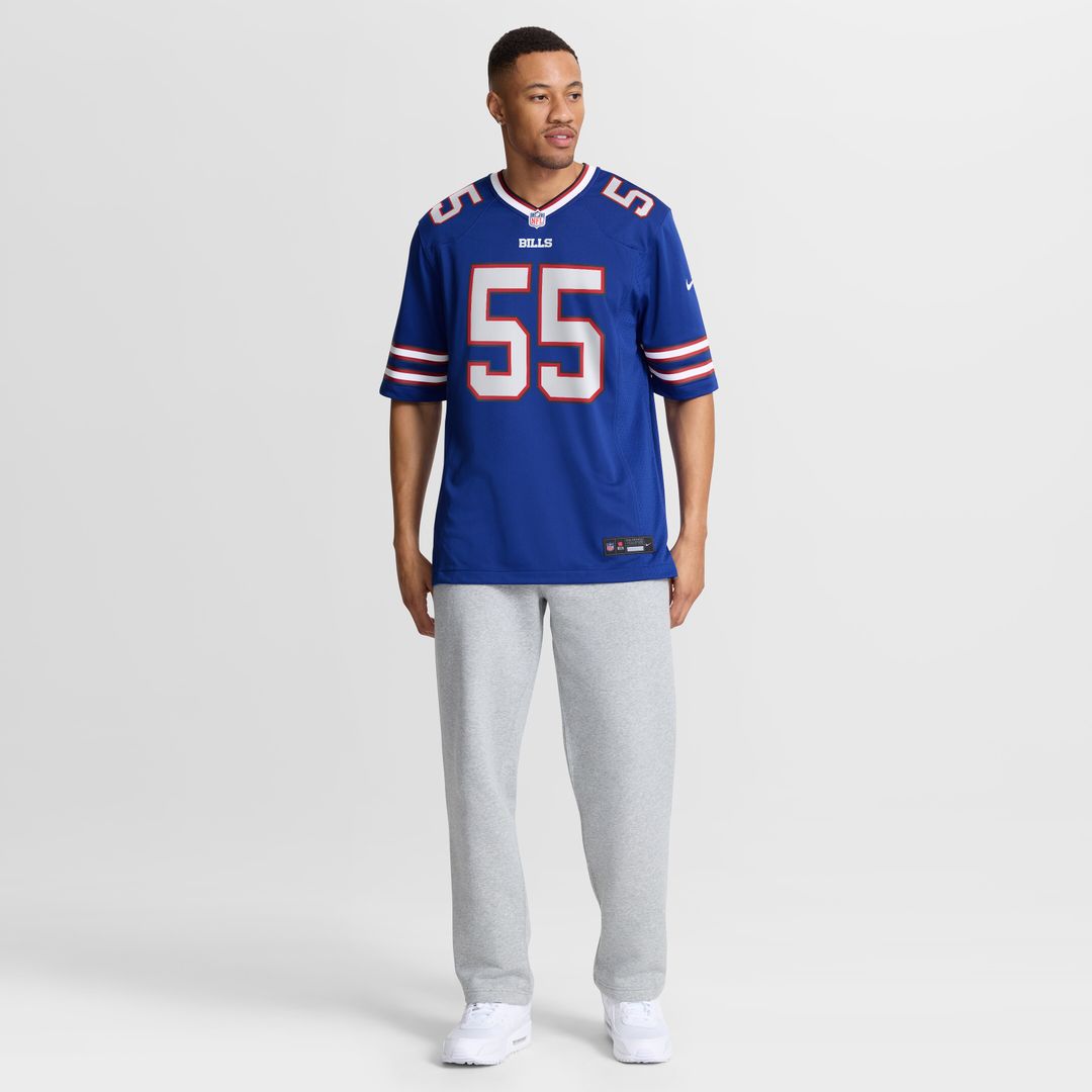 Michael Hoecht Buffalo Bills Team Game Jersey - Royal