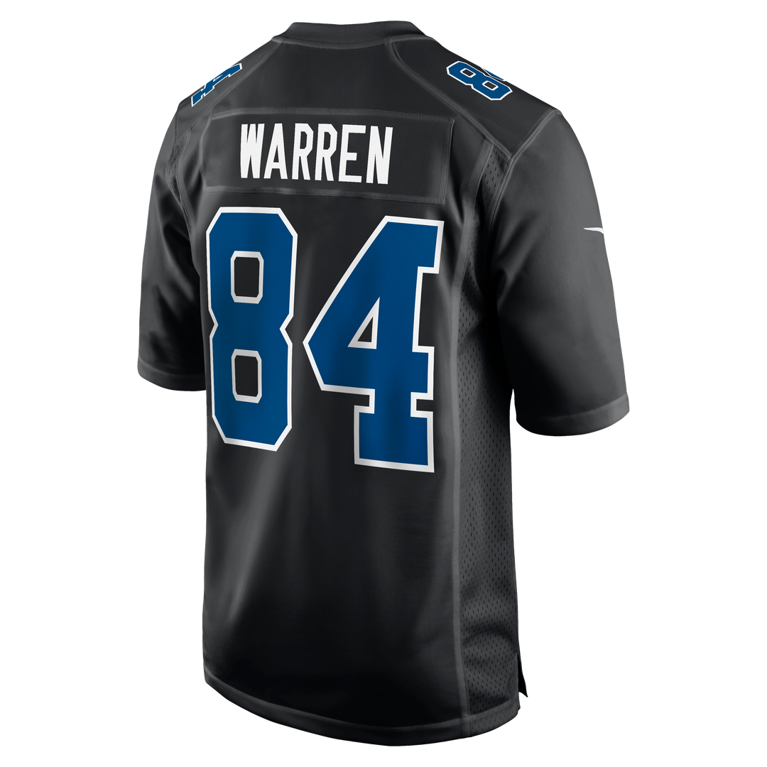 Tyler Warren Indianapolis Colts Fashion Game Jersey - Carbon Black