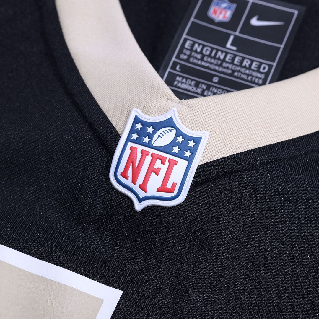 Nathan Shepherd New Orleans Saints Game Jersey - Black