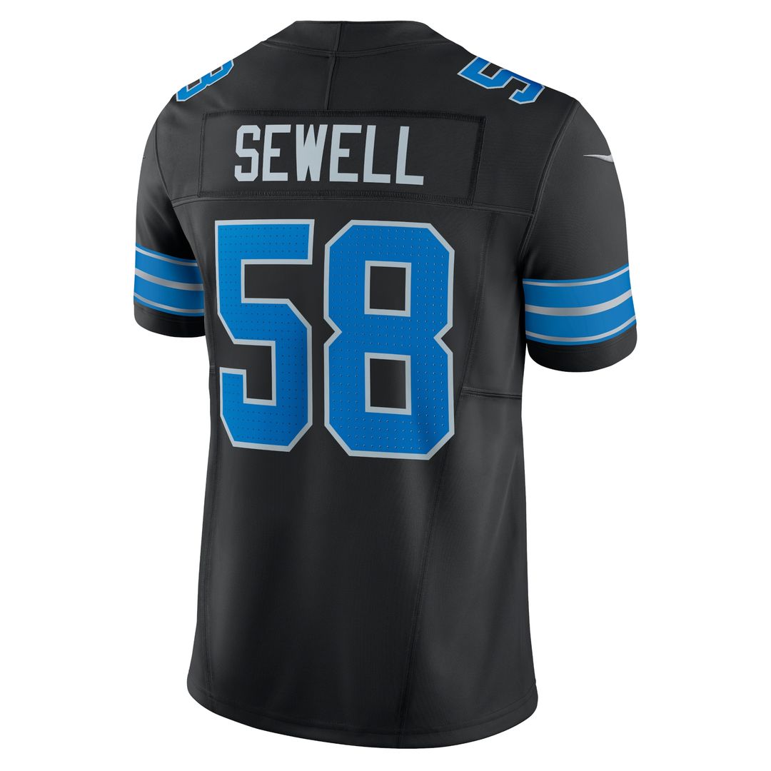 Penei Sewell Detroit Lions Vapor F.U.S.E. Alternate Limited Jersey - Black