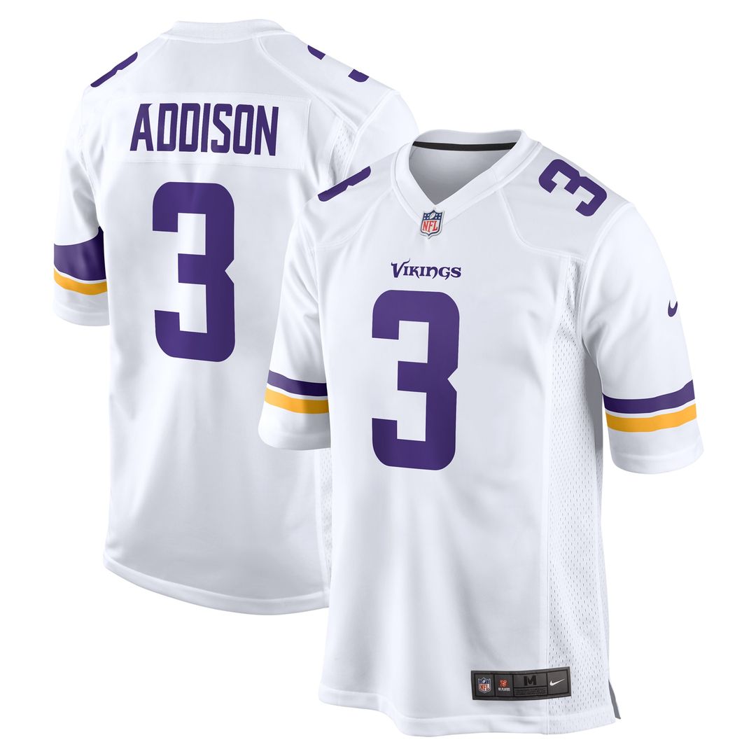 Addison Minnesota Vikings Alternate Game Jersey - Purple