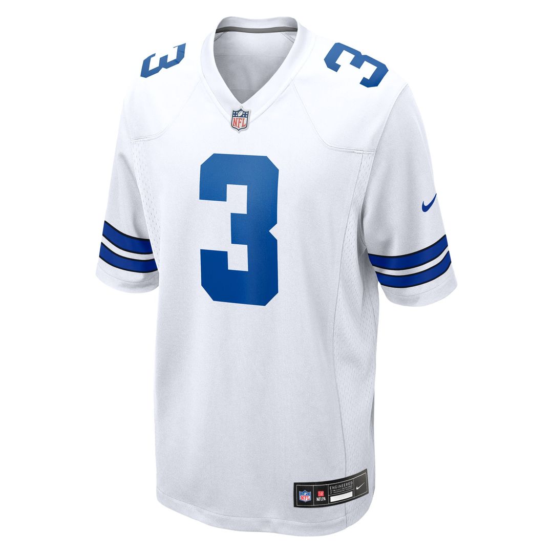 George Pickens Dallas Cowboys Game Jersey - White