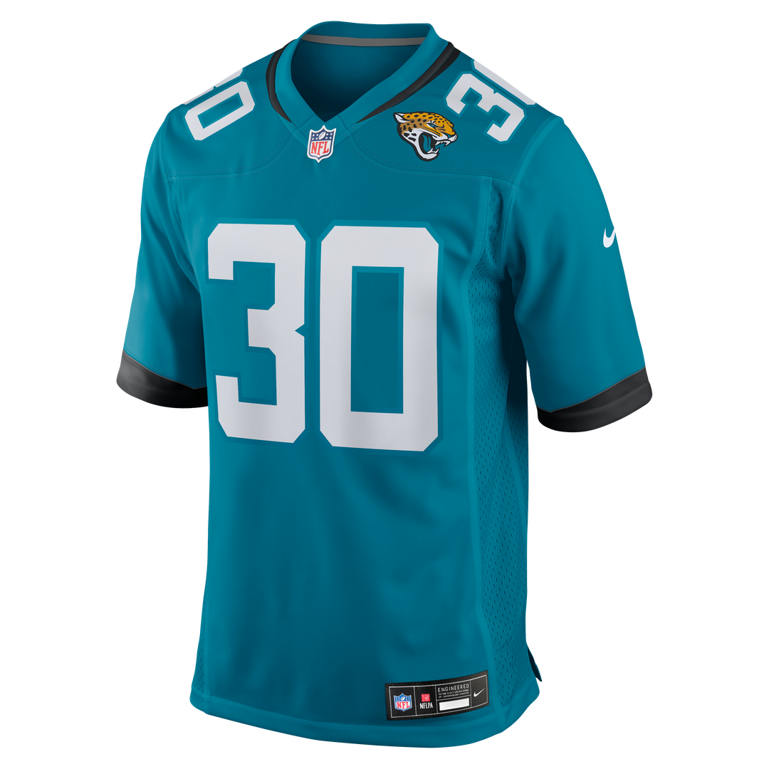 Montaric Brown Jacksonville Jaguars Game Player Jersey - Teal