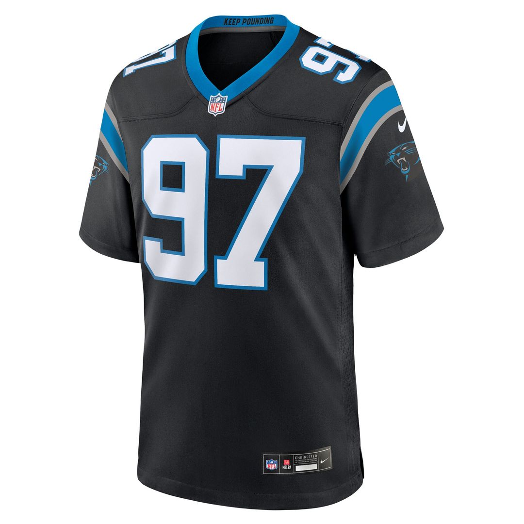 Bobby Brown III Carolina Panthers Team Game Jersey - Black