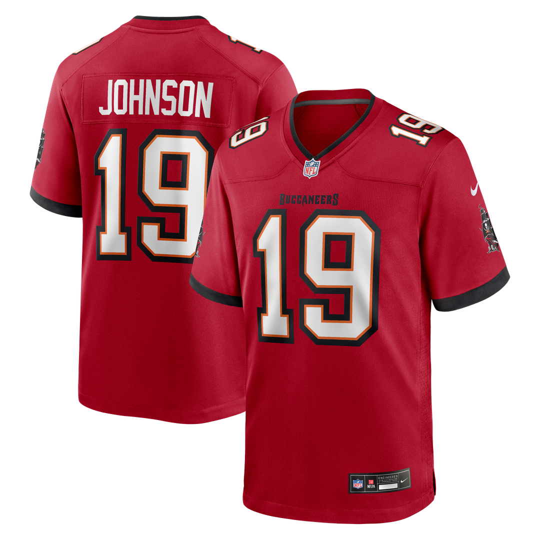 Keyshawn Johnson Tampa Bay Buccaneers Game Retired Player Jersey - Red