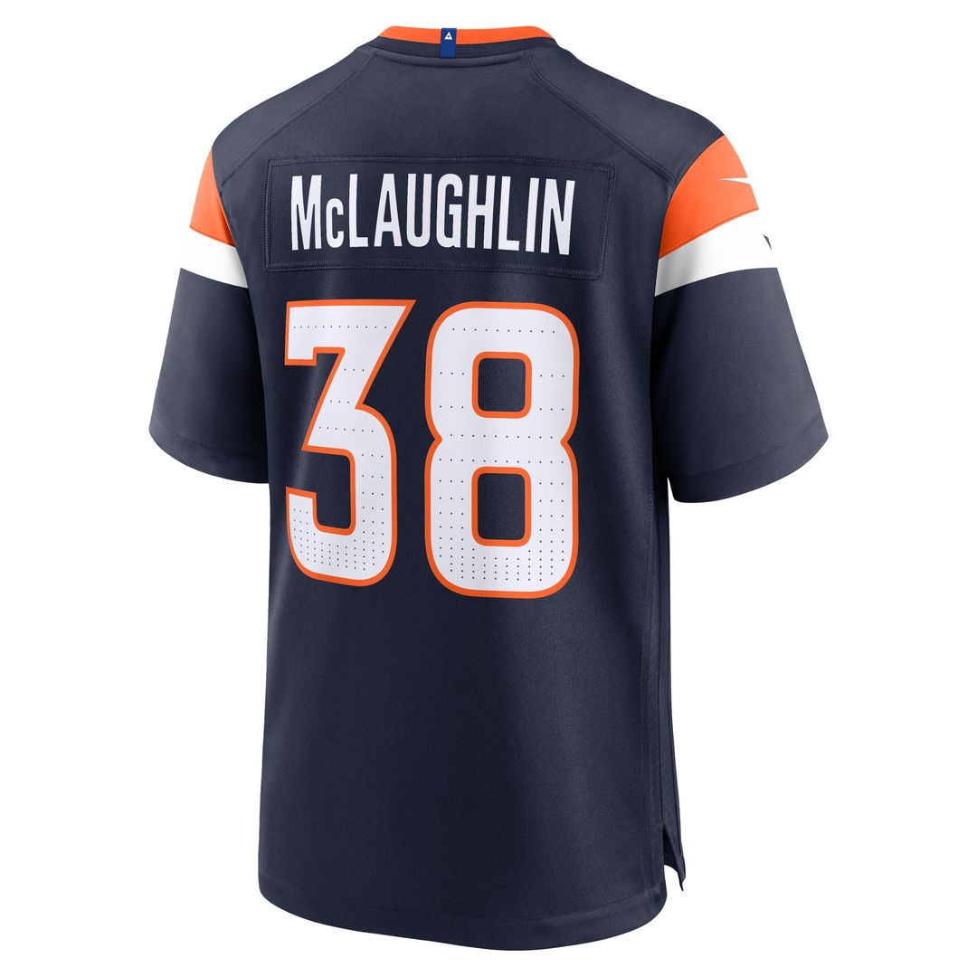Jaleel McLaughlin Denver Broncos Game Jersey - White