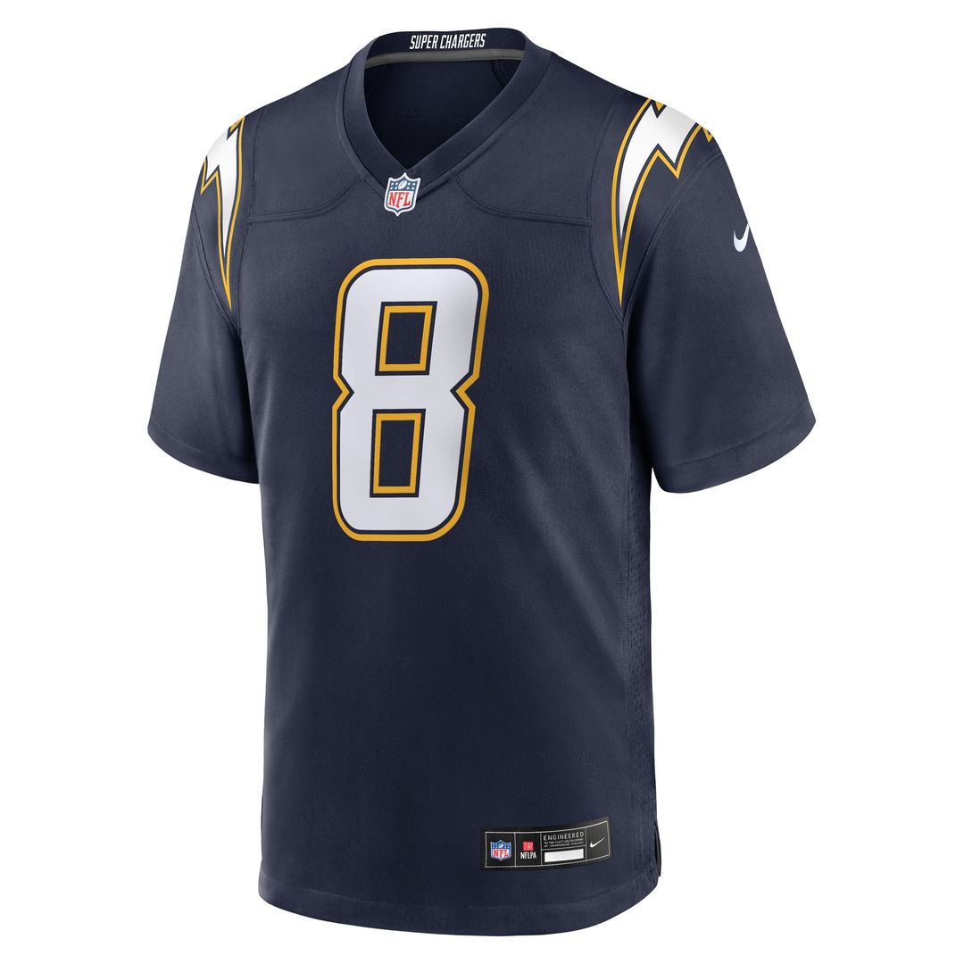 Omarion Hampton Los Angeles Chargers Alternate Super Chargers Game Player Jersey - Navy