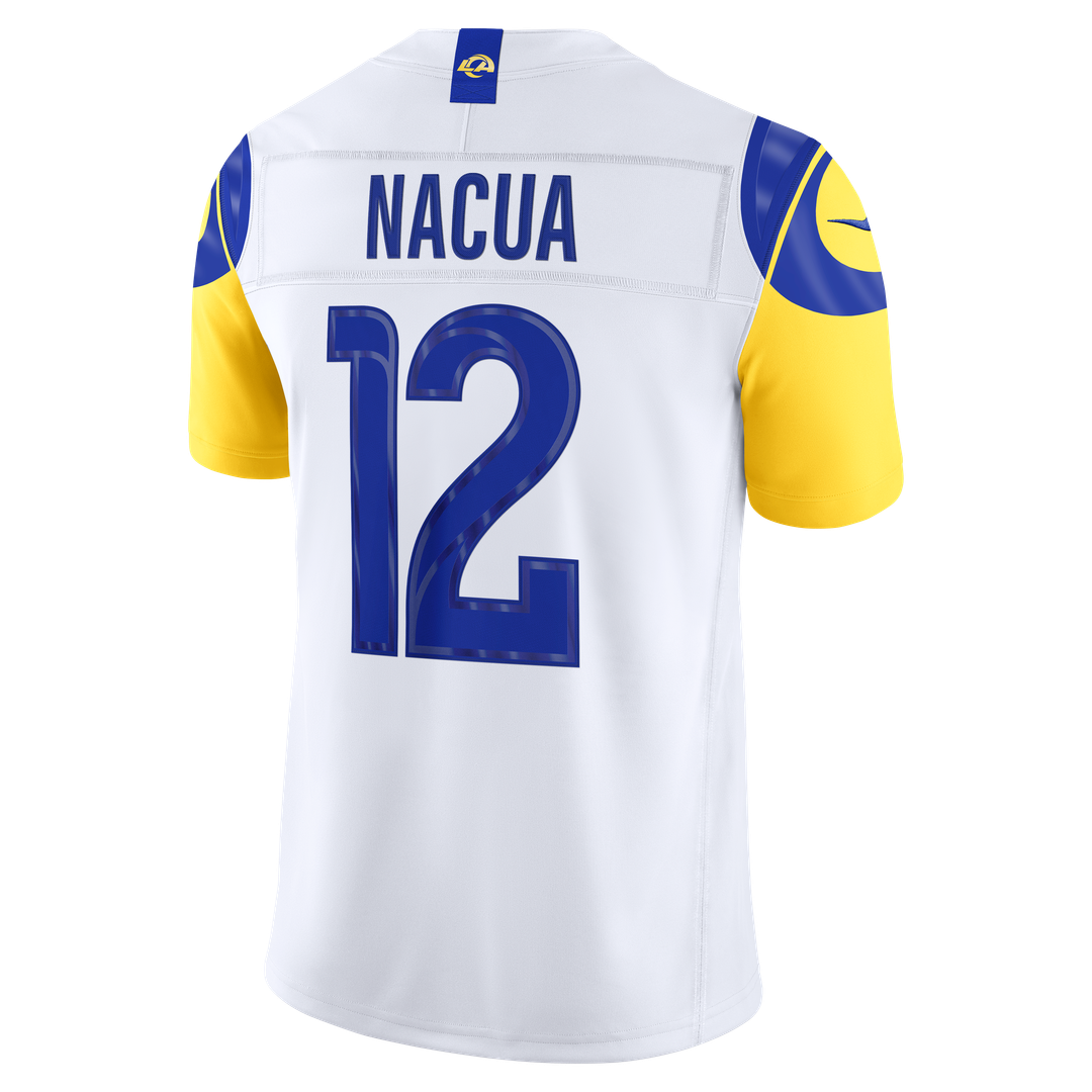 Puka Nacua Los Angeles Rams Vapor F.U.S.E. Stitched Limited Jersey - White