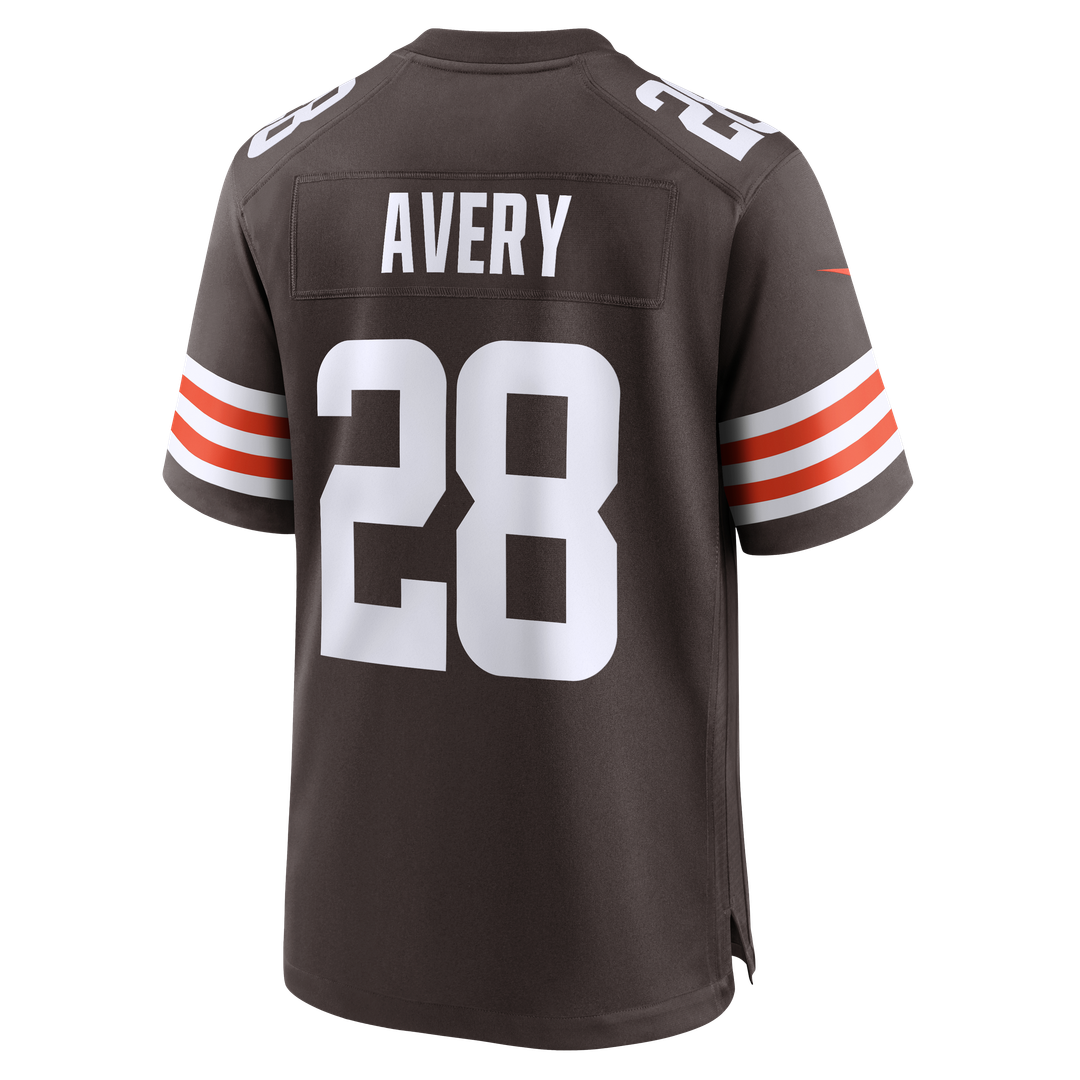 Tre Avery Cleveland Browns Team Game Jersey - Brown