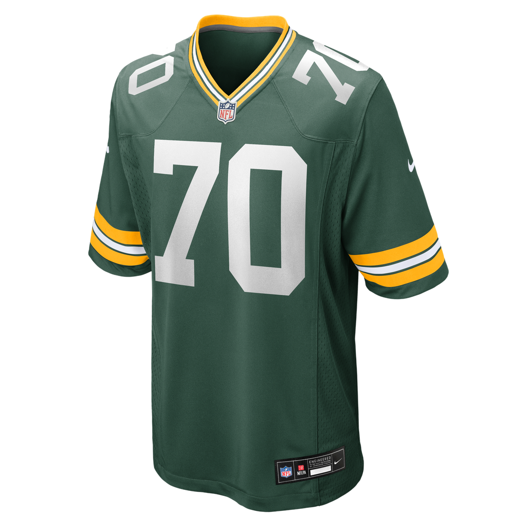 Darian Kinnard Green Bay Packers Team Game Jersey - Green