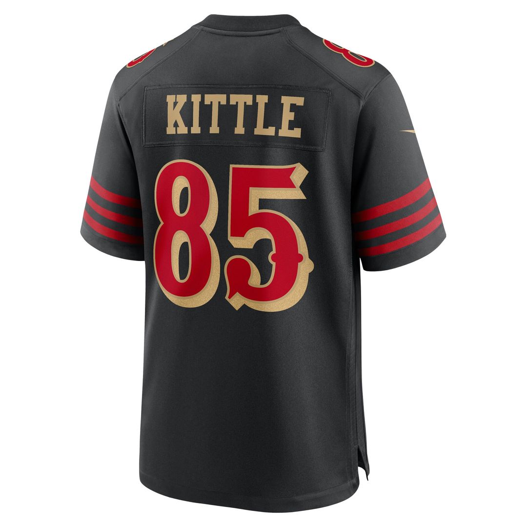 George Kittle San Francisco 49ers 2025 Rivalries Collection Game Jersey - Black