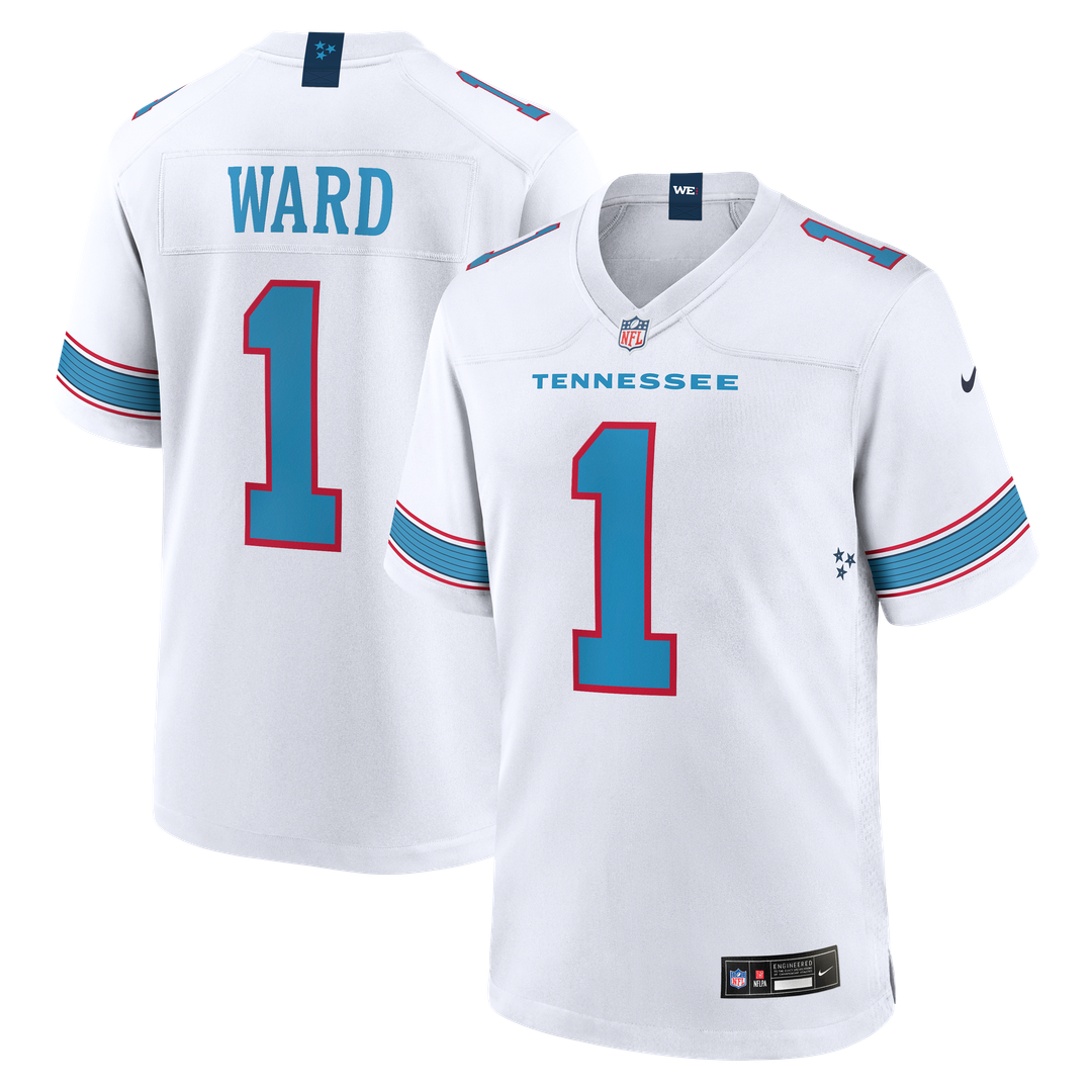 Cameron Ward Tennessee Titans Game Jersey - White