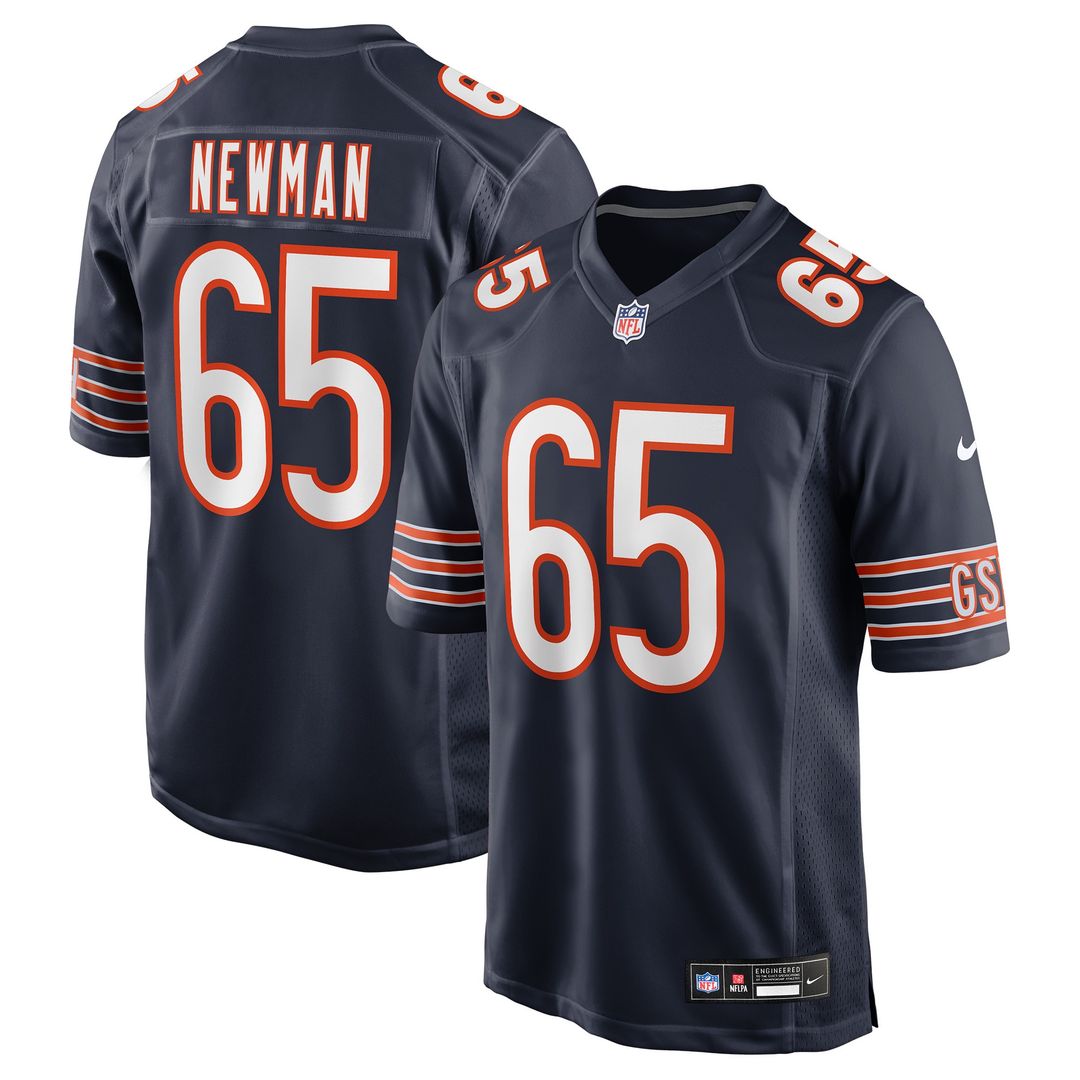 Luke Newman Chicago Bears Team Game Jersey - Navy