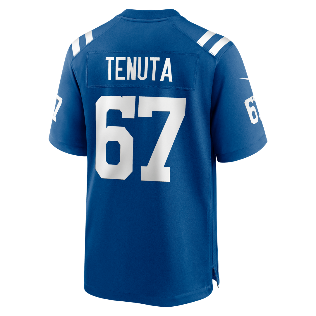 Luke Tenuta Indianapolis Colts Team Game Jersey - Royal