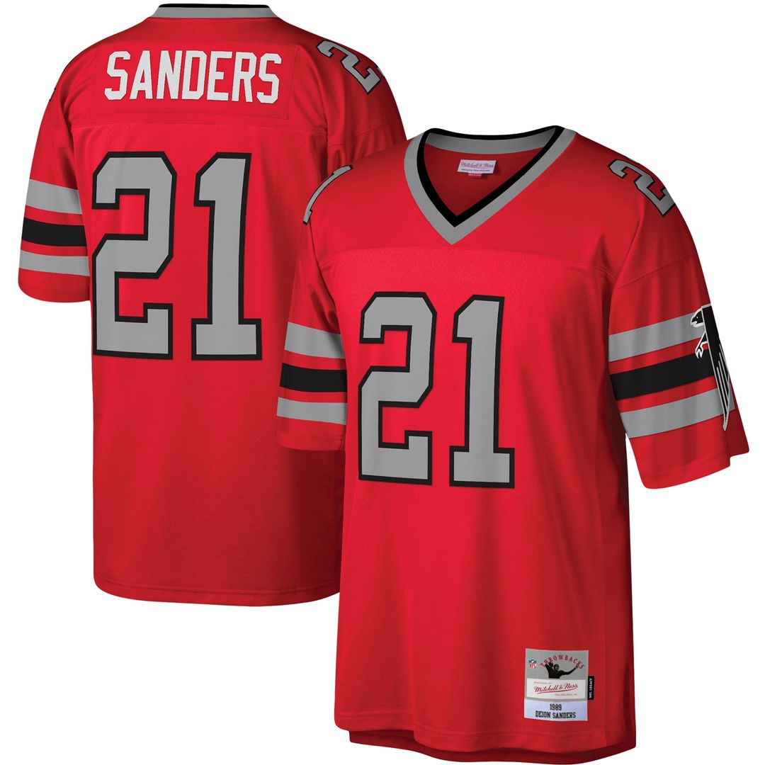Deion Sanders Atlanta Falcons Legacy Replica Jersey - White