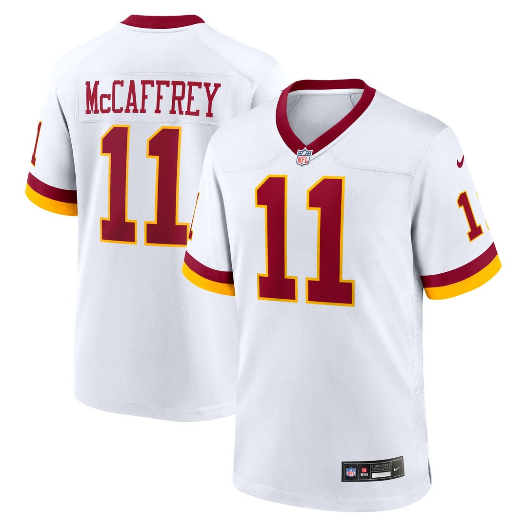 Luke McCaffrey Washington Commanders Game Super Bowl Era Jersey - White