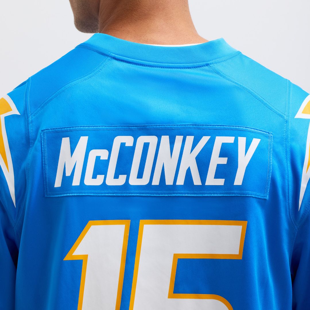 Ladd McConkey Los Angeles Chargers Alternate Super Chargers Game Player Jersey - Navy