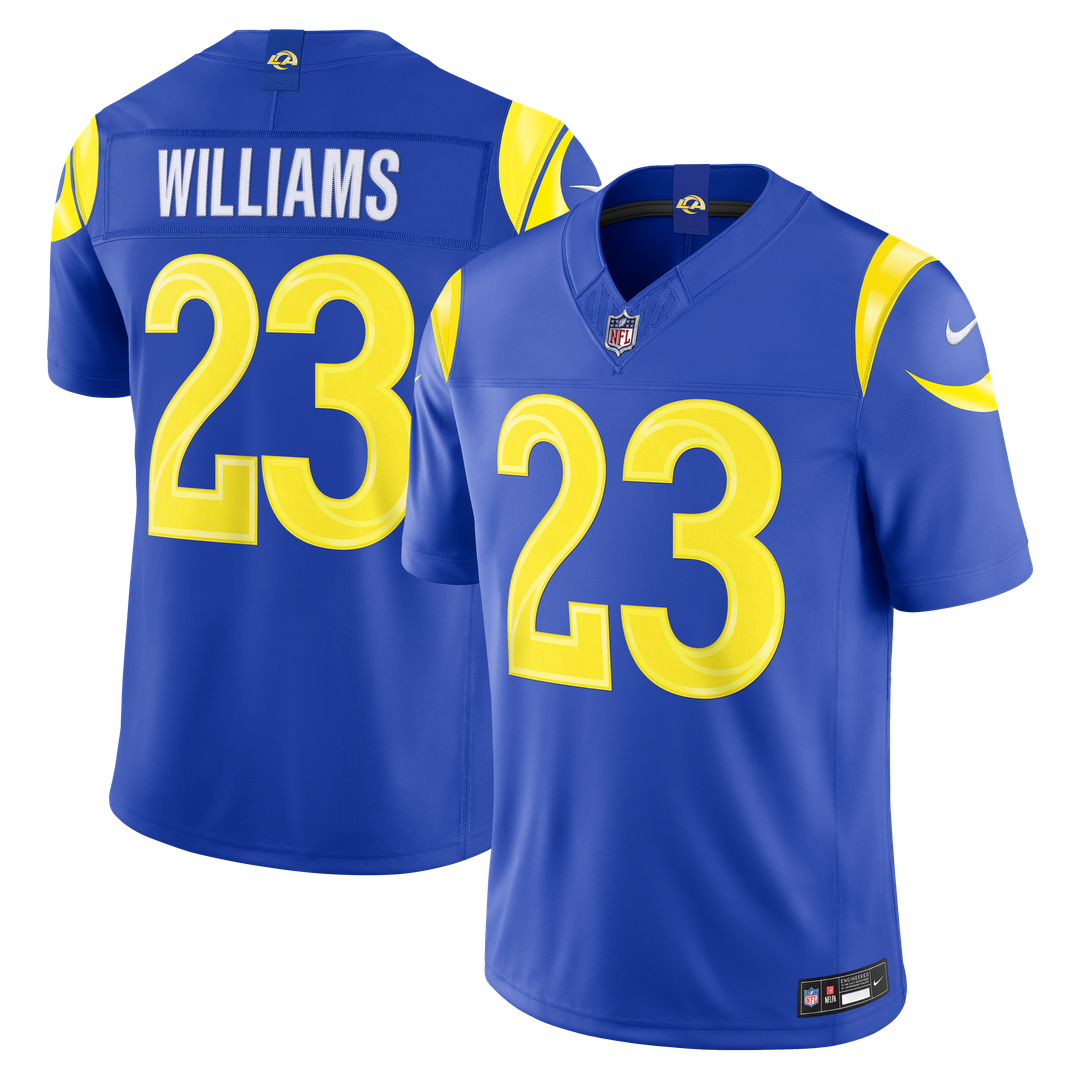 Kyren Williams Los Angeles Rams Vapor F.U.S.E. Stitched Limited Jersey - White