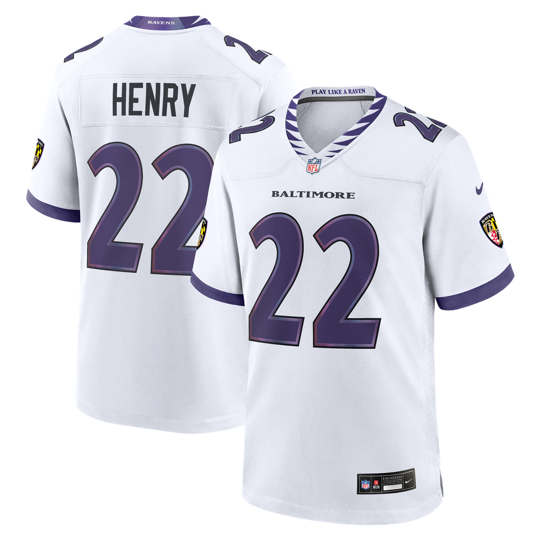Derrick Henry Baltimore Ravens Alternate Game Jersey - Black