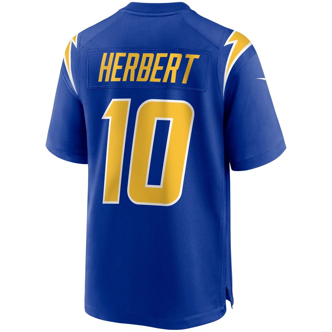 Justin Herbert Los Angeles Chargers Alternate Game Jersey - Royal