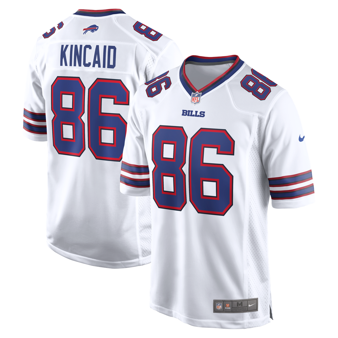 Dalton Kincaid Buffalo Bills Game Jersey - White